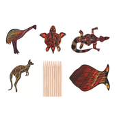 Scratch Art Australian Animals (Pack of 30)