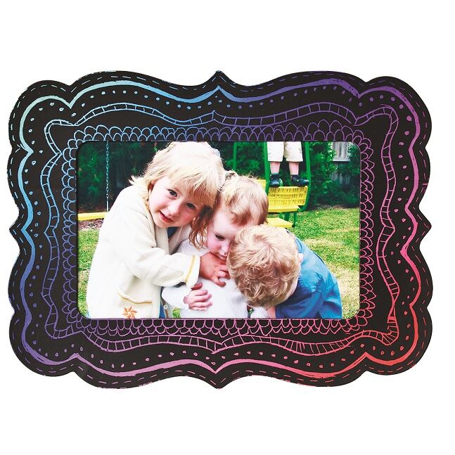 Magnetic Scratch Art Photo Frames (Pack of 10)