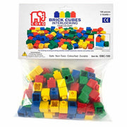 COKO - Cube Bricks (4 Assorted Colours) 100 pc Set