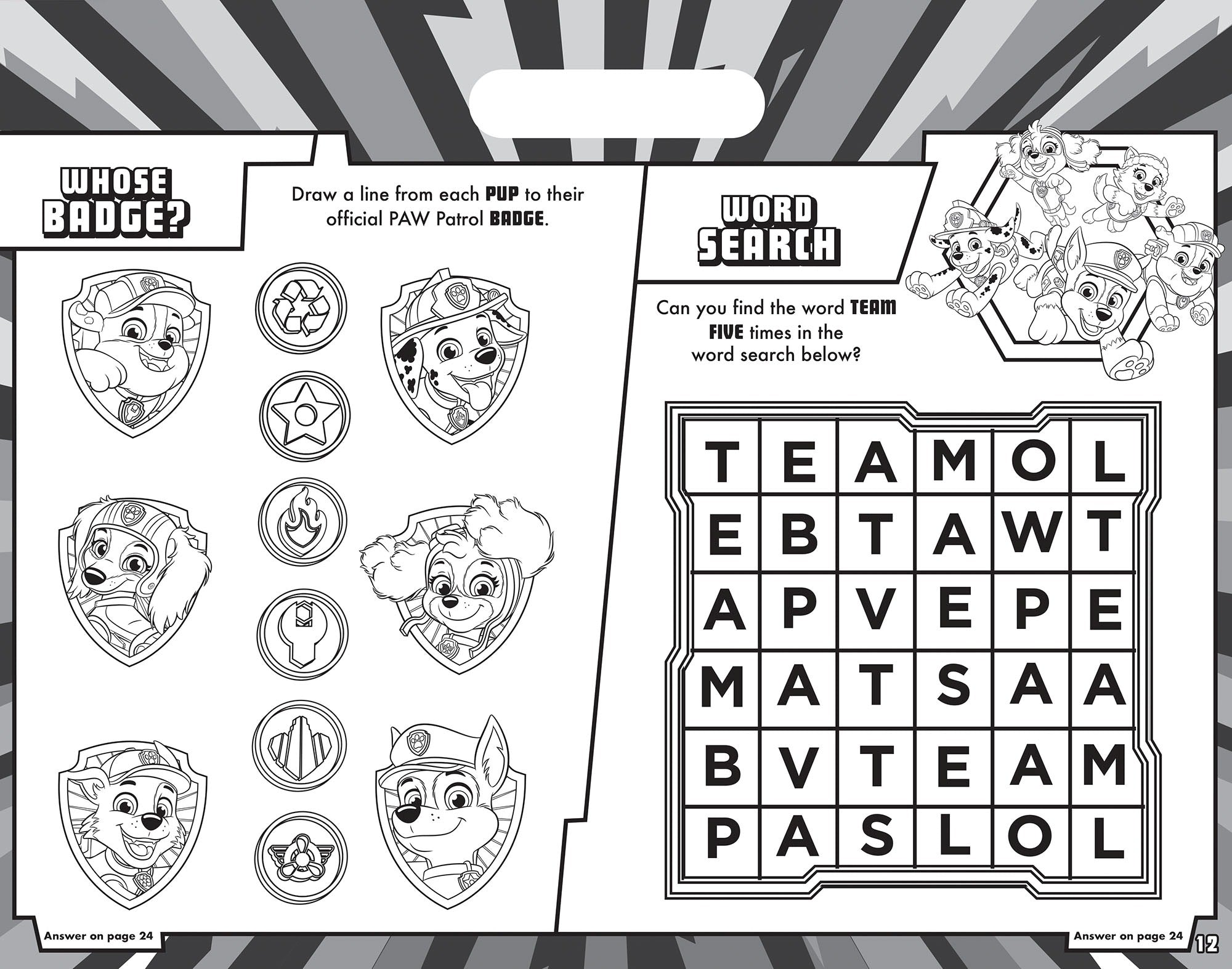 PAW Patrol - Giant Activity Pad - To the Rescue! — inside page 5