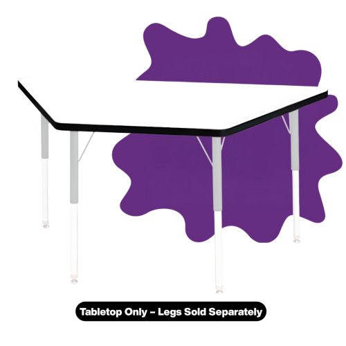Creative Kids Dry Erase Surface Table Top Only Trapezoid