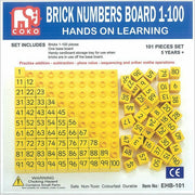 COKO - Hundreds Board with 10×10 Stud Base Plate