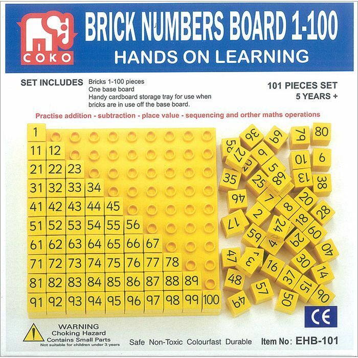 COKO - Hundreds Board with 10×10 Stud Base Plate