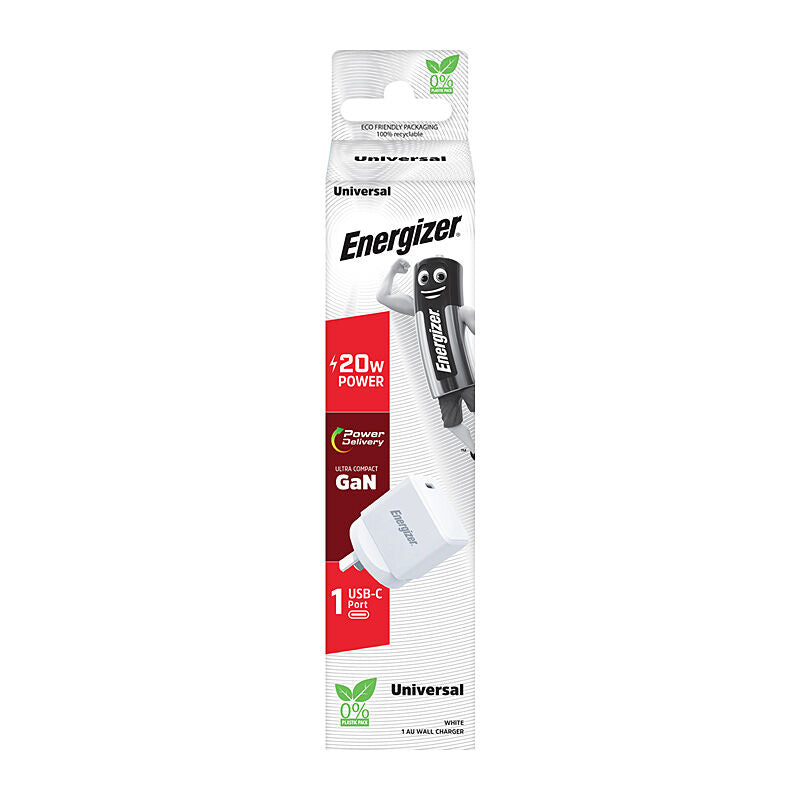 Energizer GaN Wall Charger 20W