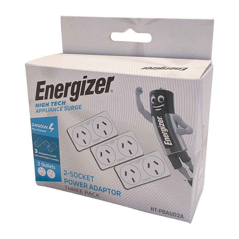 Energizer 2-Port 3PK [HT-PBAU02A]