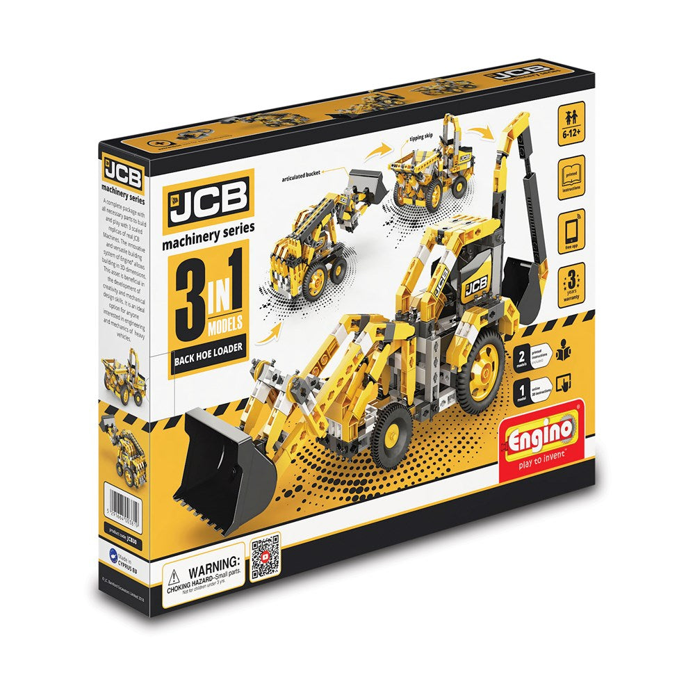 Engino Creative Builder - Machinery Set - Backhoe Loader