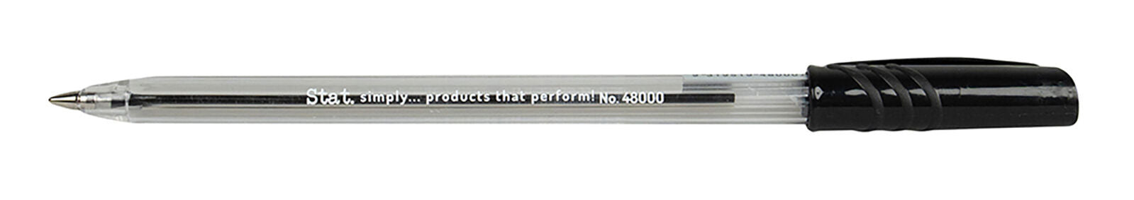 Stat Pen - 1.0mm Ballpoint: Medium Black (Single)