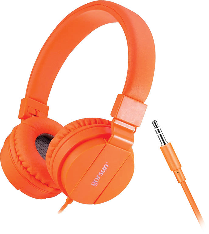 Folding Headphones - Orange