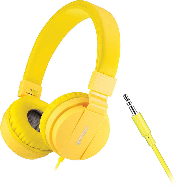 Folding Headphones - Yellow