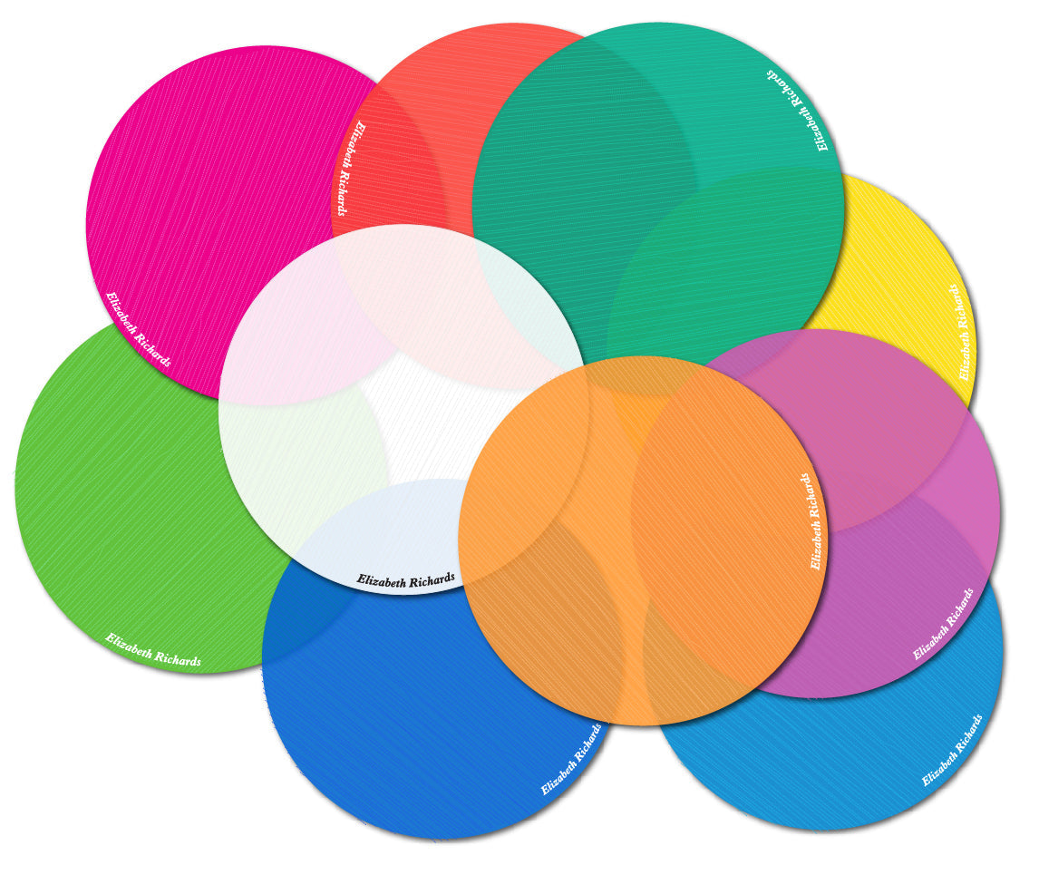 On Your Marks - Pack of 10: Assorted Colours (14cm)