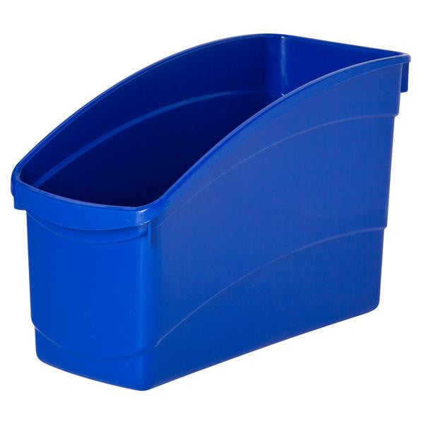 Plastic Book Tub - Primary Blue