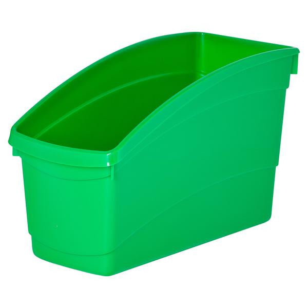 Plastic Book Tub - Primary Green