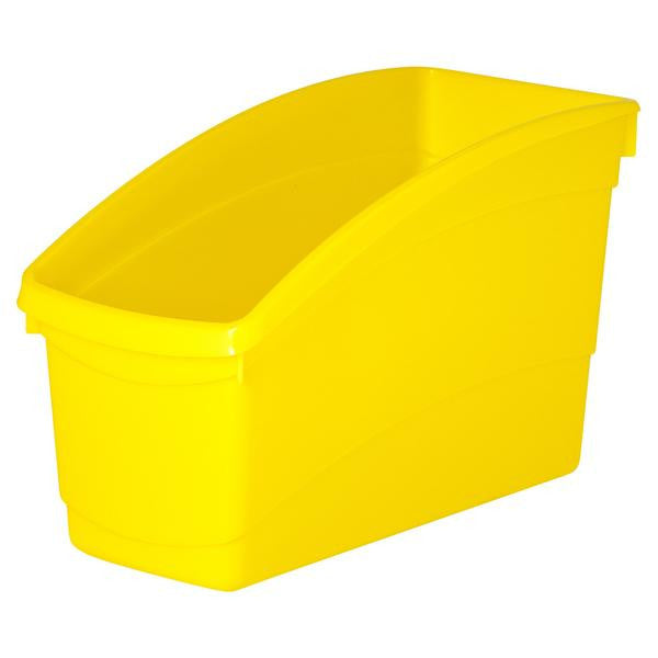 Plastic Book Tub - Primary Yellow