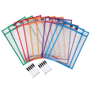Write 'n' Wipe Paper Saver Sleeves (inc. Pens) - Pack of 10
