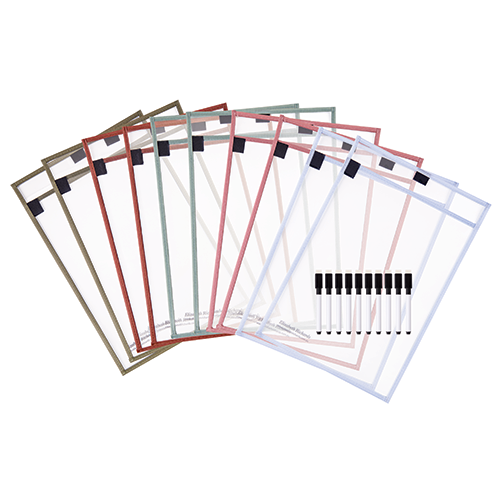 Write n Wipe Paper Saver Sleeves - Colours of Australia - A4 (Pack of 10)
