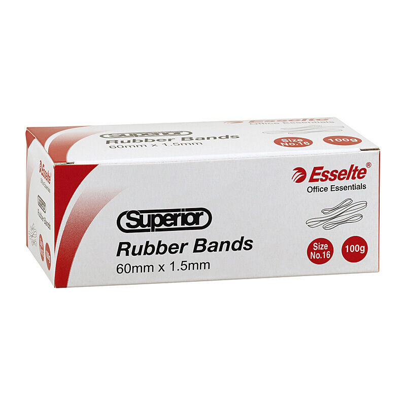 Esselte Superior Rubber Bands Size 16 - 100g