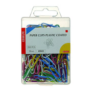 Esselte Paper Clip Plastic Coated 28mm - Assorted (Box of 200)