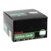 Esselte System Cards 127X76mm (5X3) - Assorted (Pack of 5)