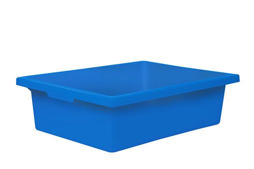 Plastic Tote Tray - Light Blue