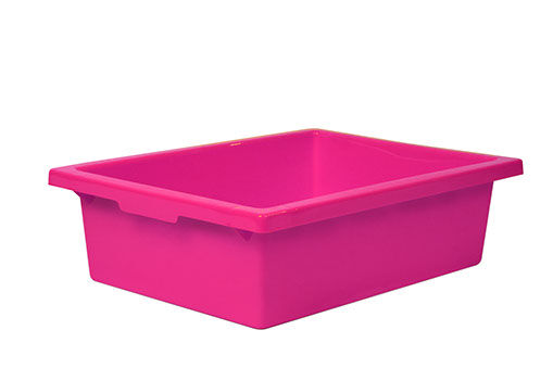 Plastic Tote Tray - Magenta