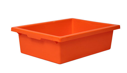 Plastic Tote Tray - Orange
