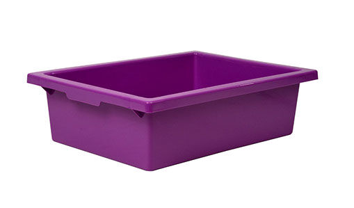 Plastic Tote Tray - Purple