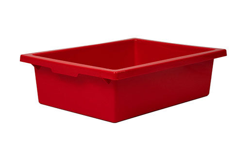 Plastic Tote Tray - Red