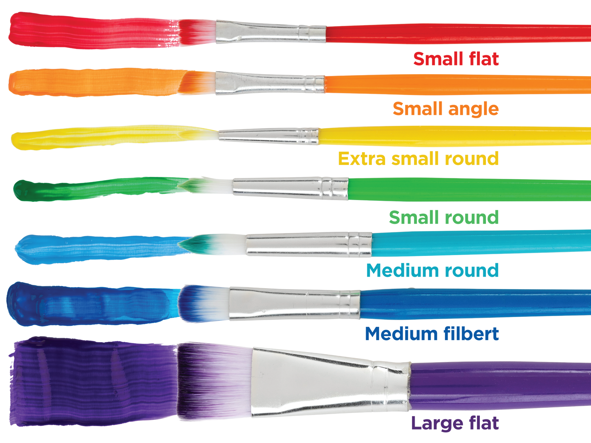 Rainbow Brush Set