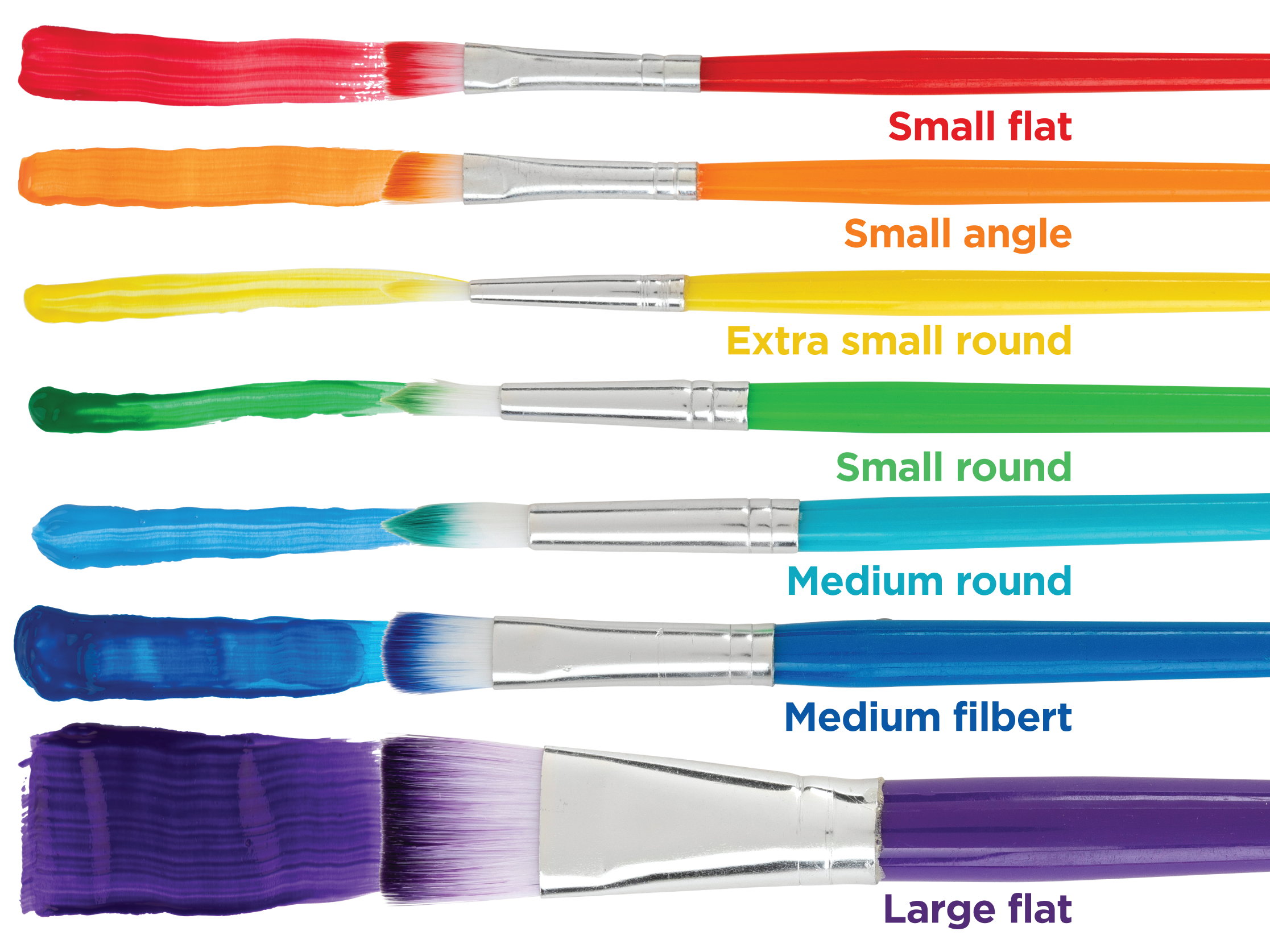 Rainbow Brush Set
