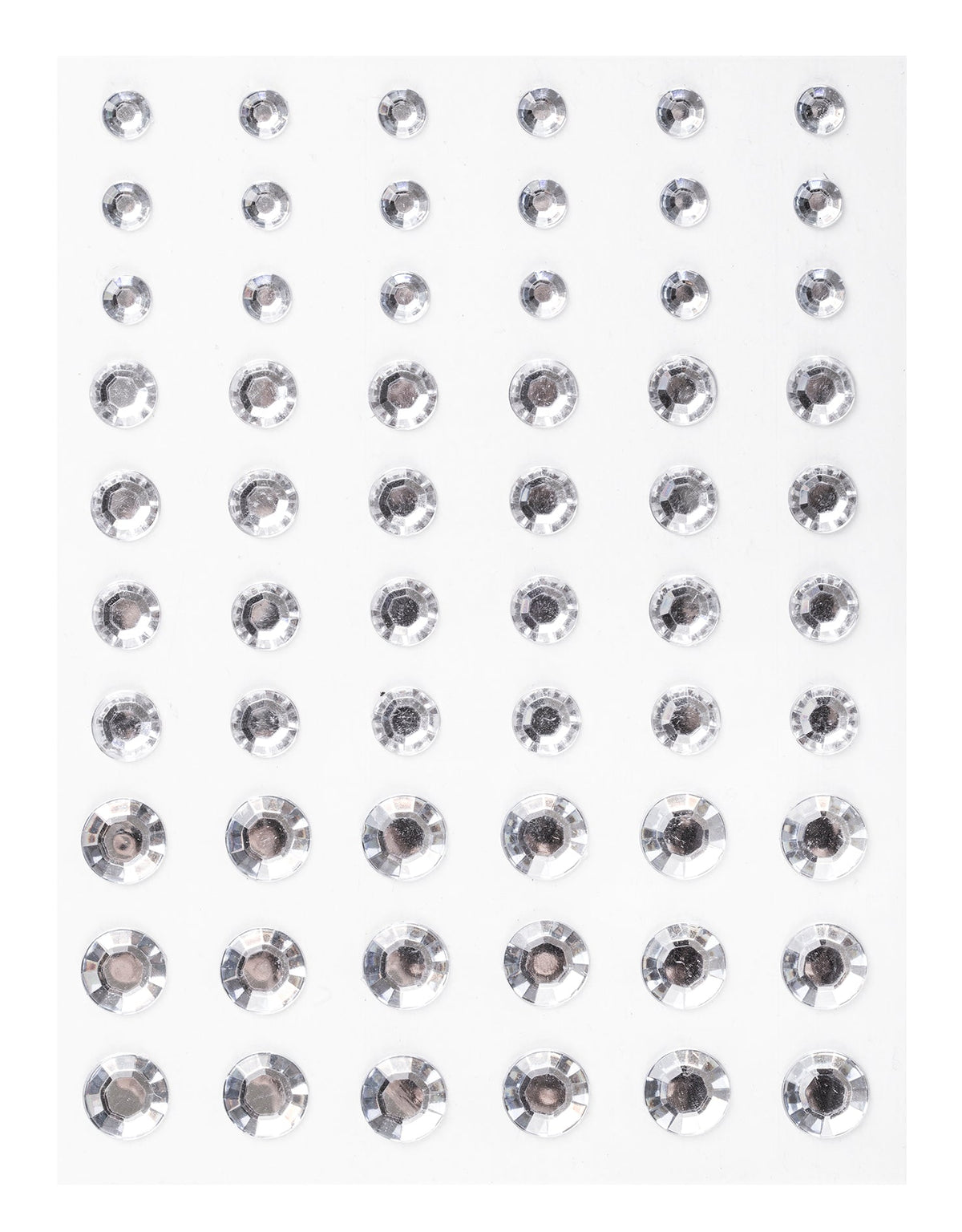 Adhesive Gems Clear 60pcs - view 3