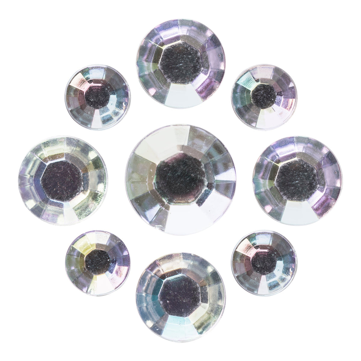 Adhesive Gems Clear 60pcs - view 2