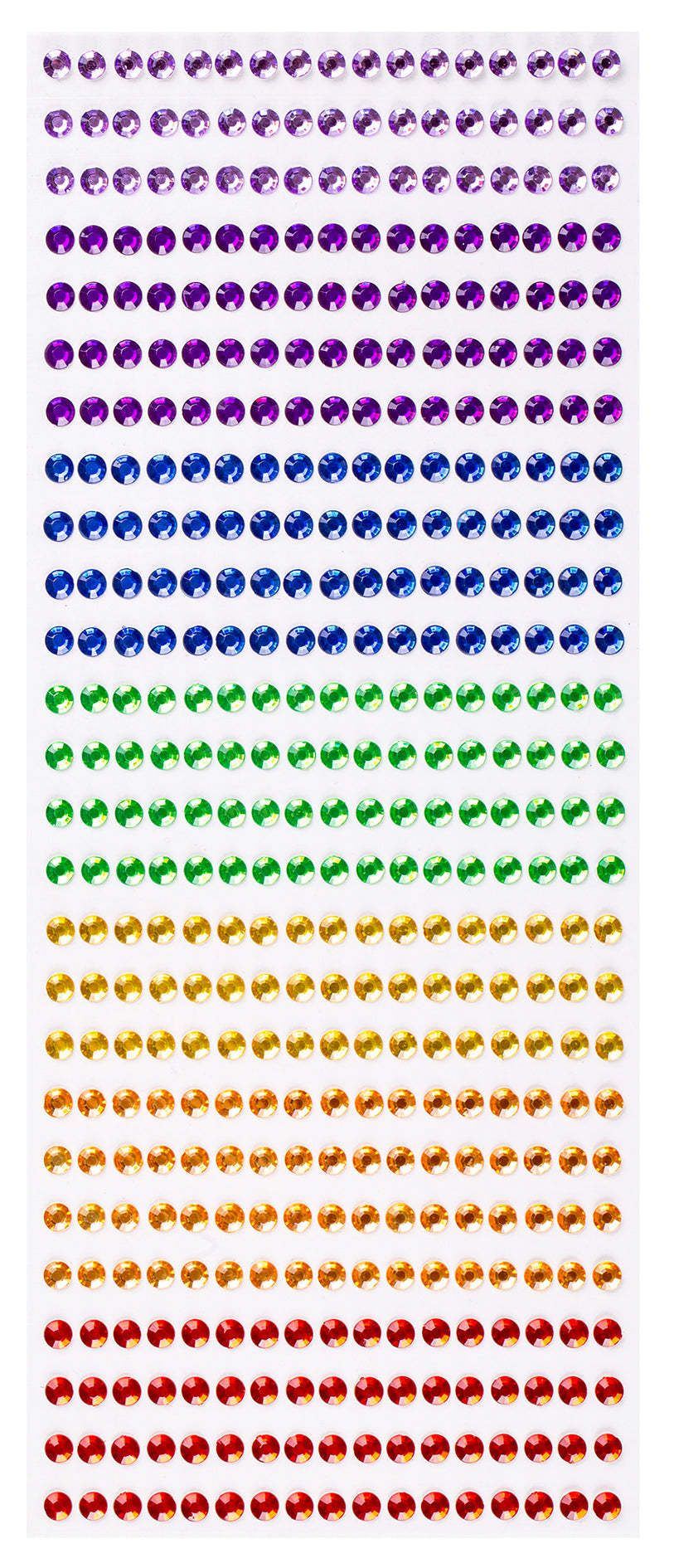 Adhesive Gems Rainbow 1344pcs - view 2