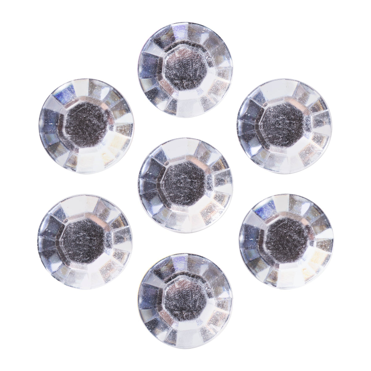 Adhesive Gems Silver 552pcs - view 2
