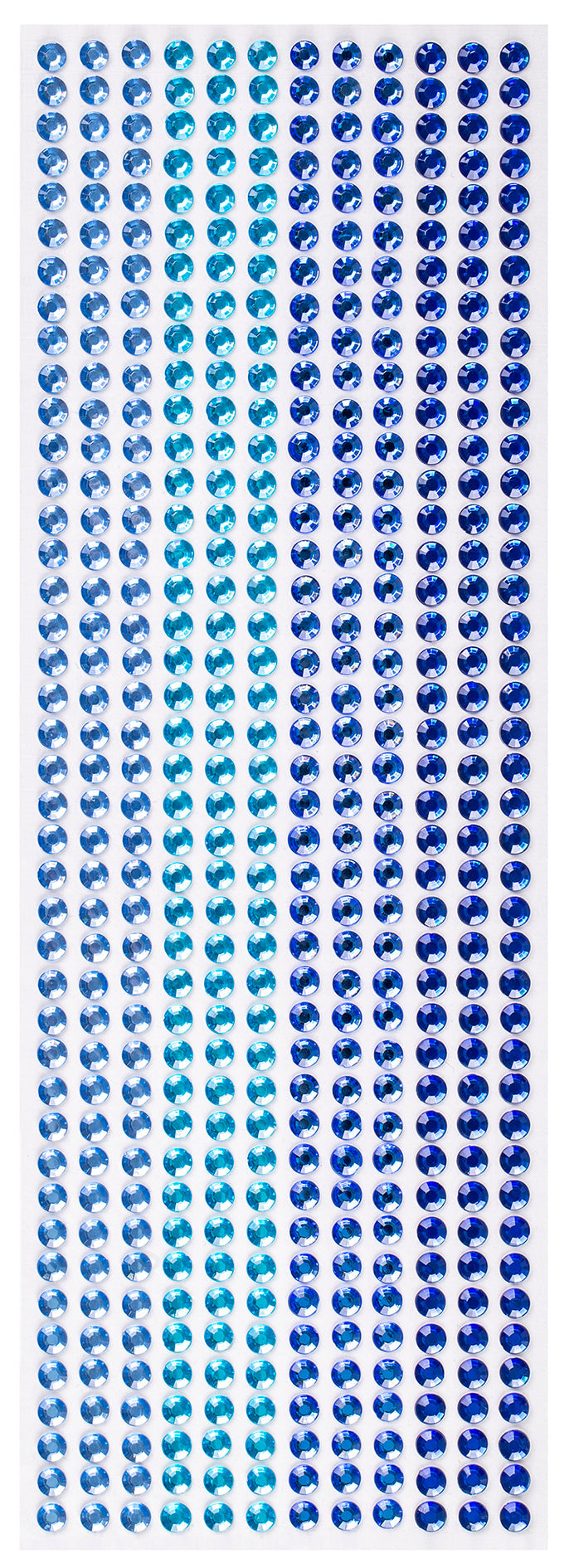 Mixed Adhesive Gems Blue 504pcs - view 3