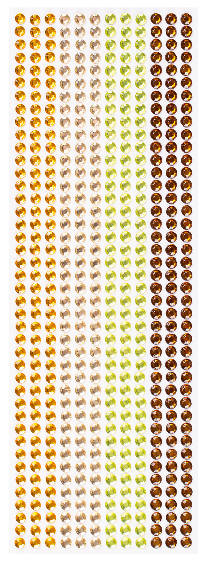 Mixed Adhesive Gems Gold 504pcs - view 3
