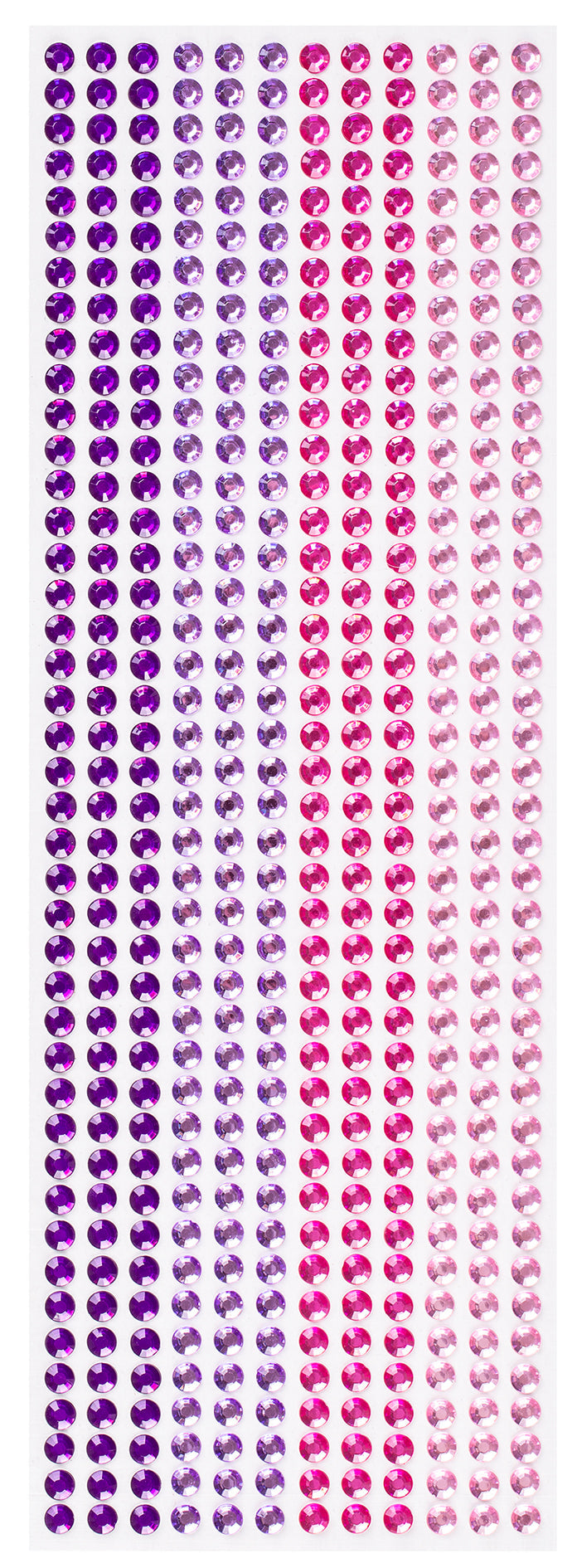 Mixed Adhesive Gems Pink 504pcs - view 3