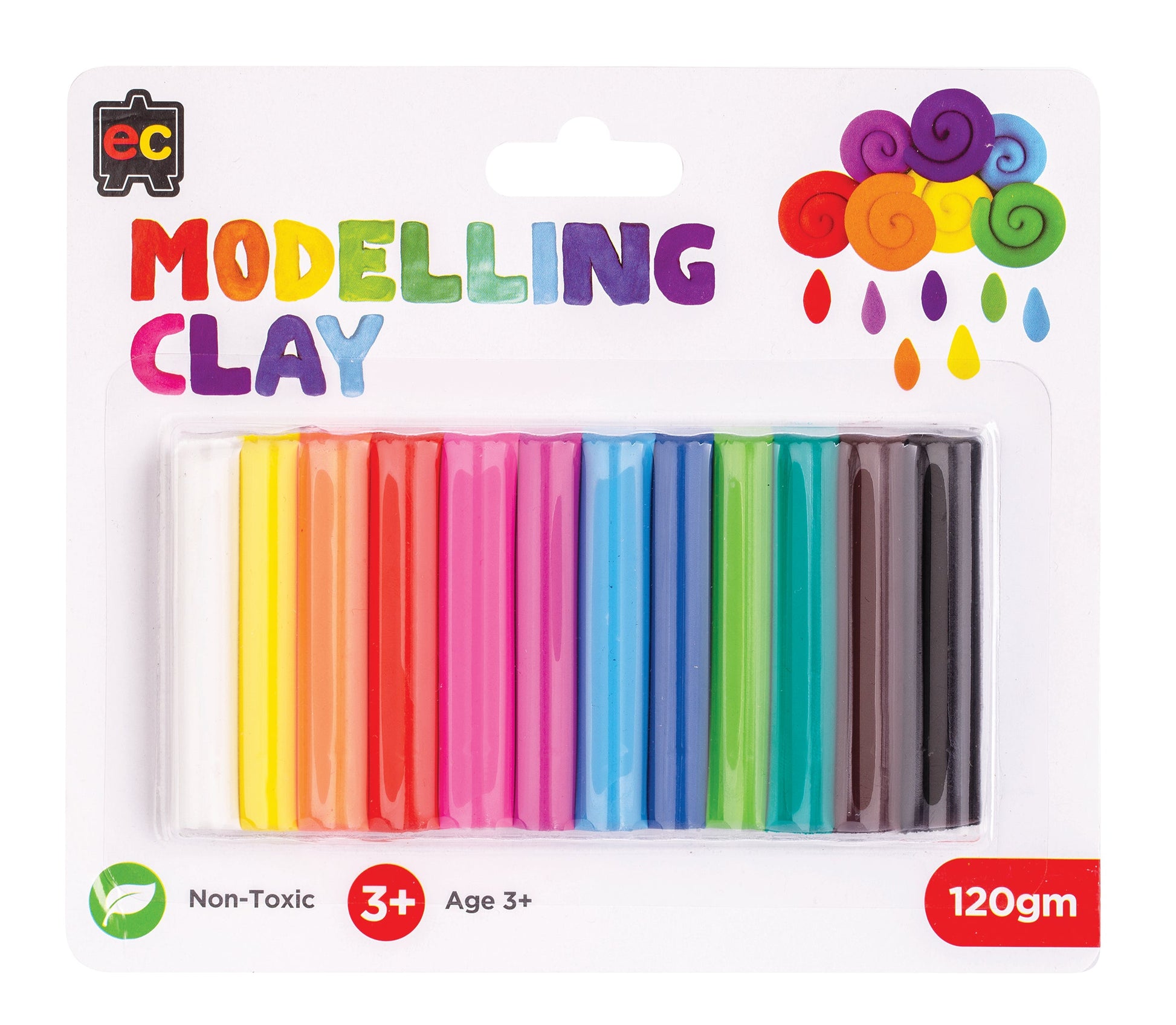 Modelling Clay 12 Colours (12x10g)