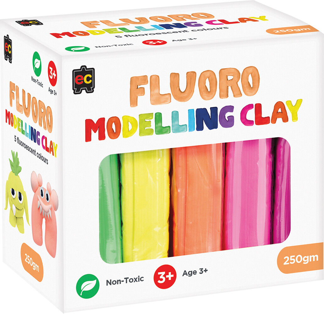 Modelling Clay (Fluoro) - 5 Colours x 50g