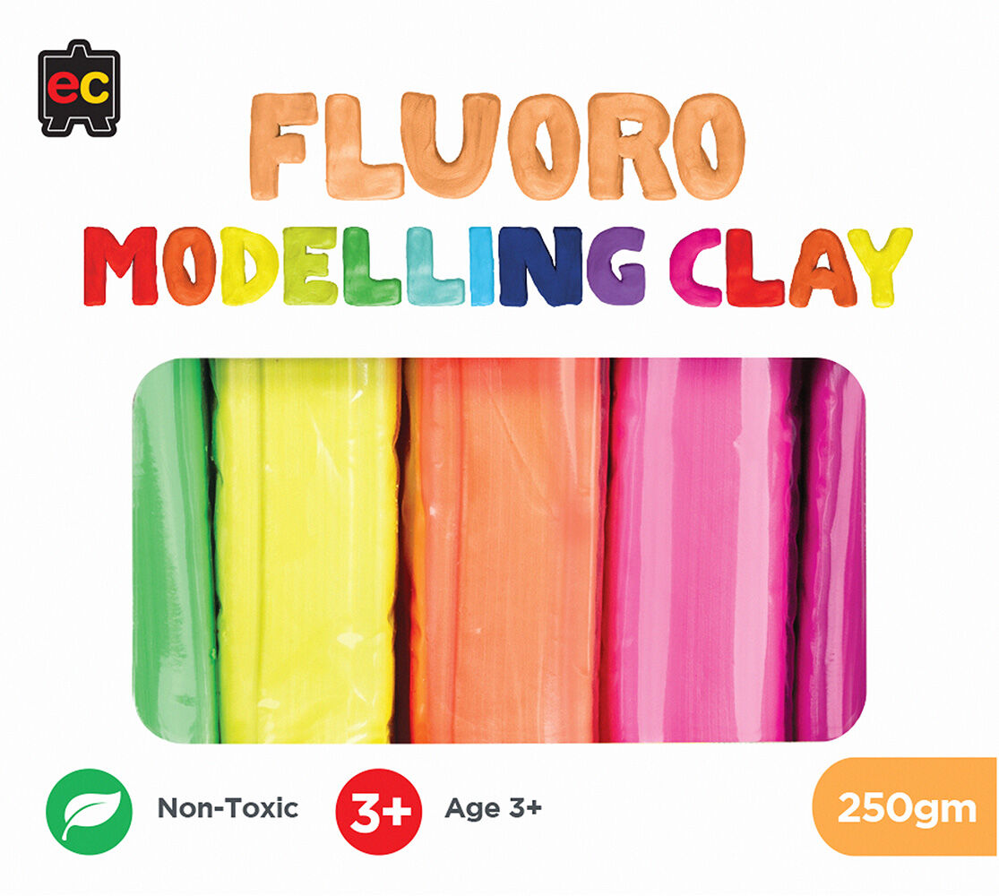 Modelling Clay (Fluoro) - 5 Colours x 50g
