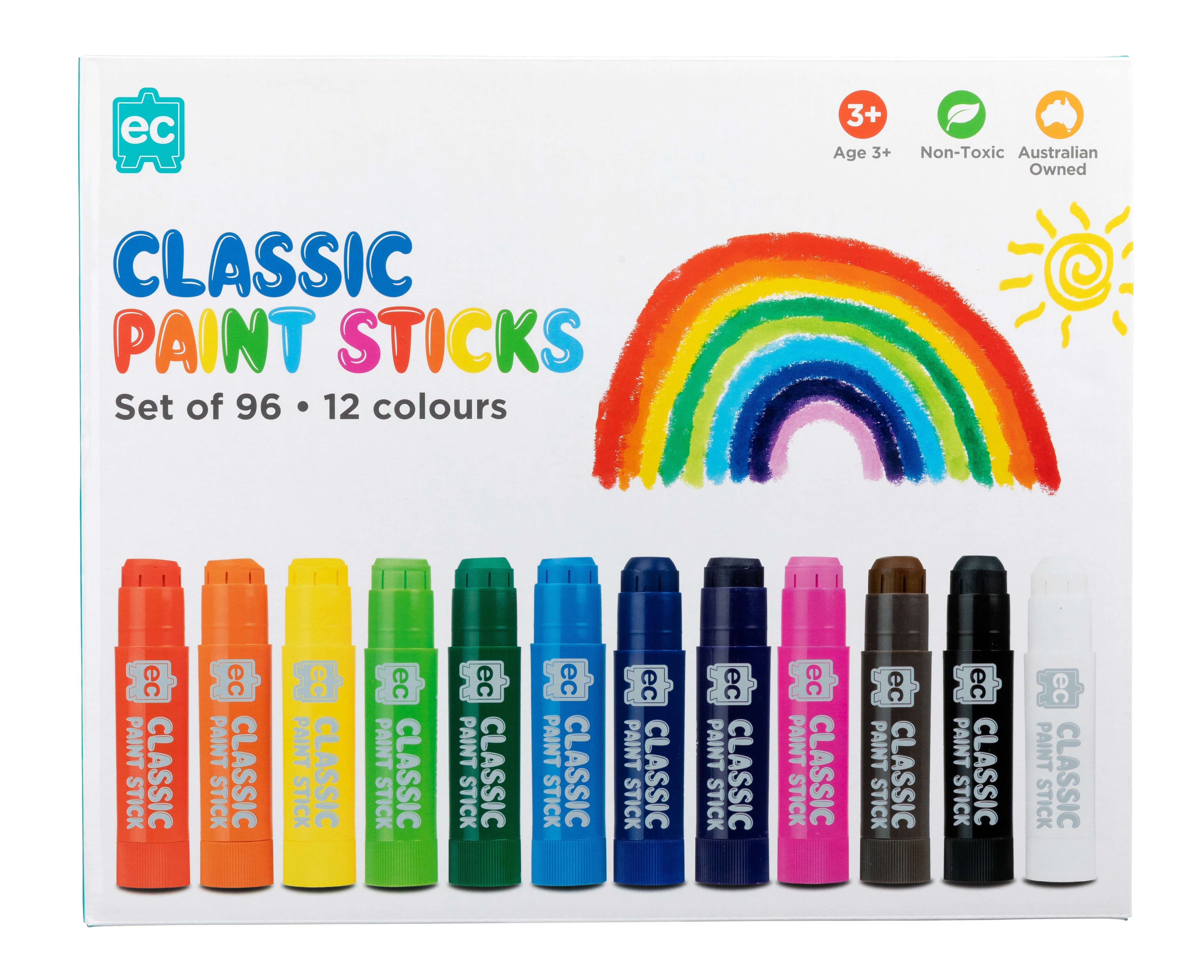 EC Paint Sticks Classroom Pack - Pack of 96