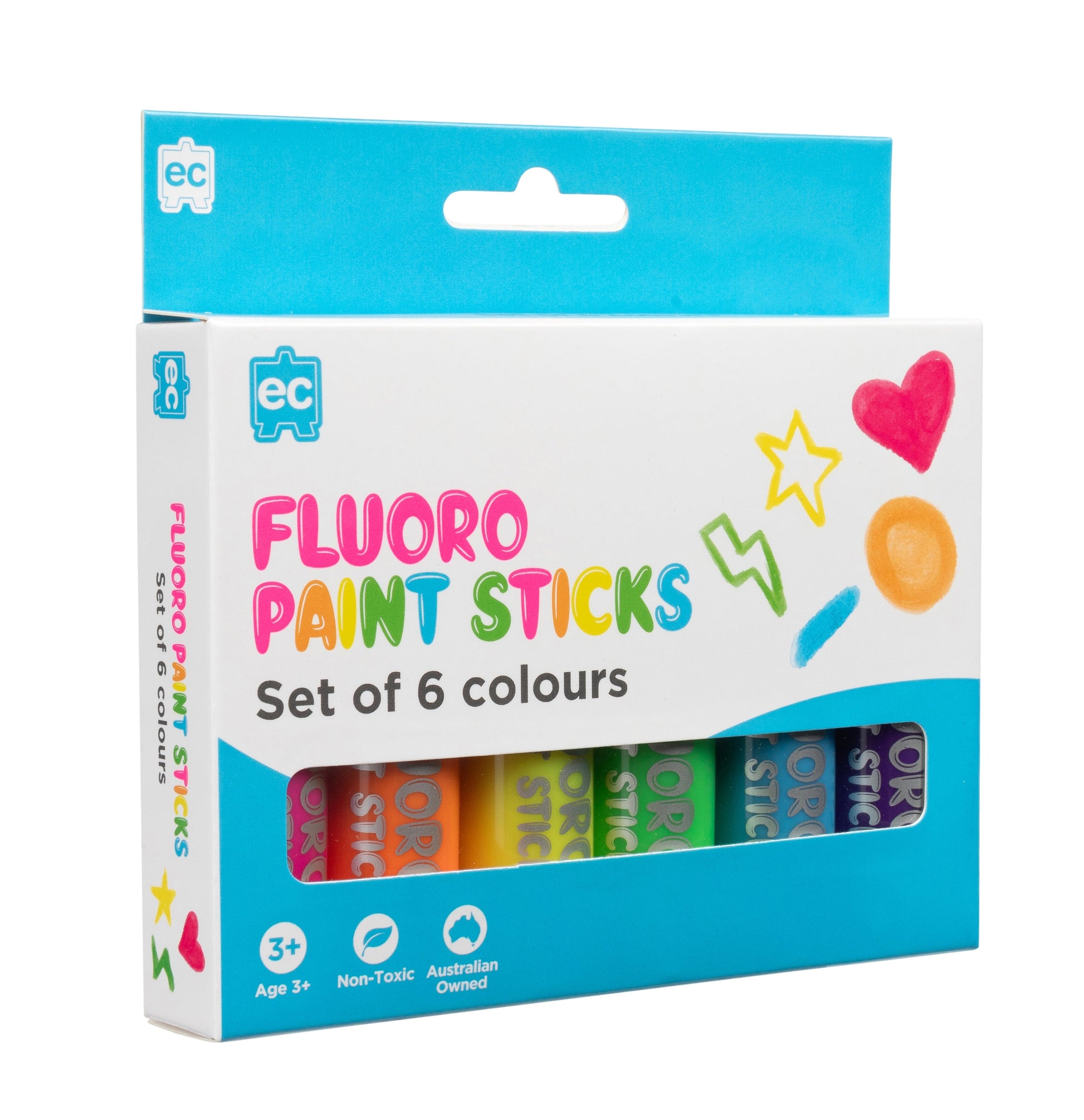 EC Paint Sticks Fluoro - Set of 6