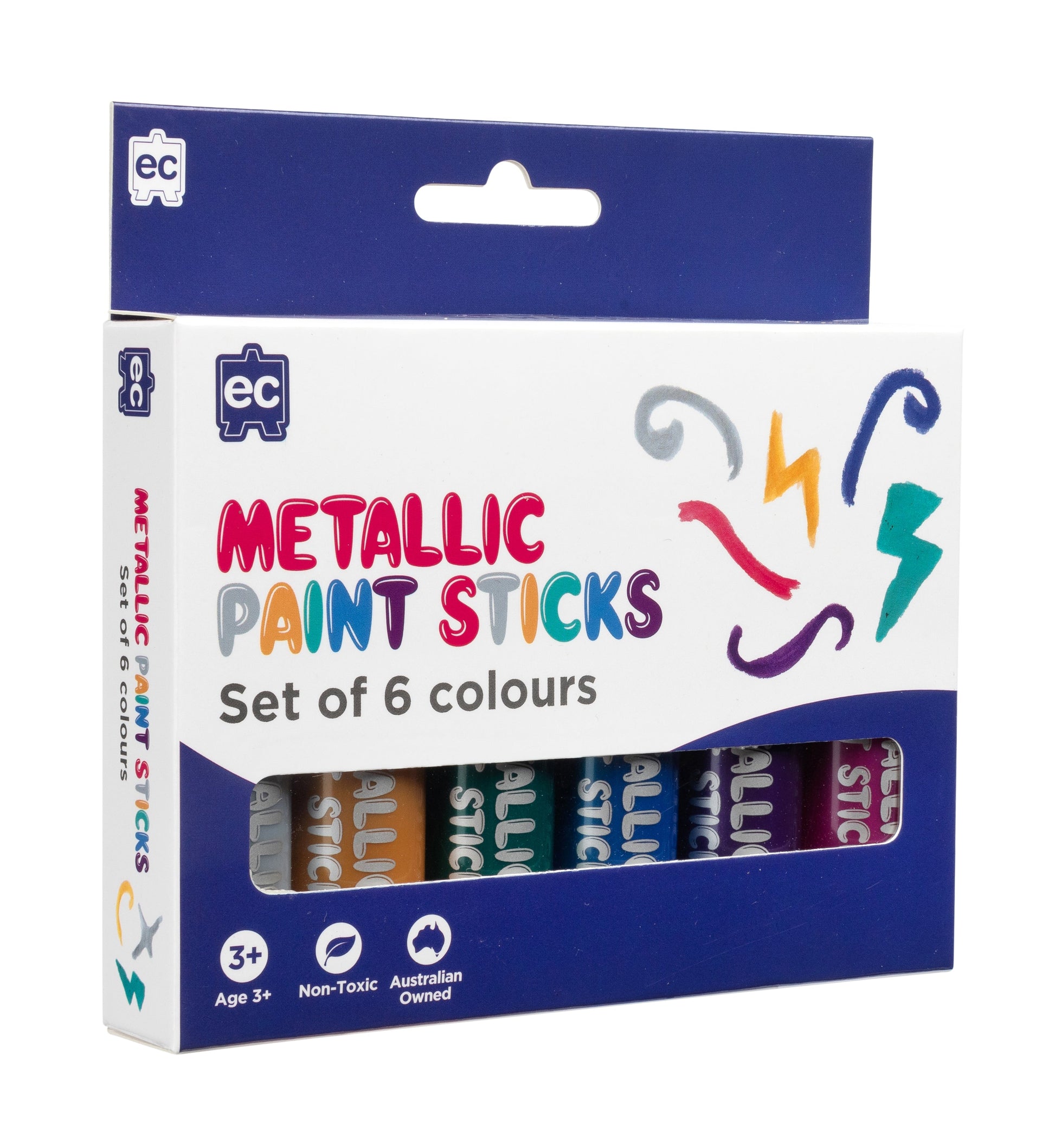 EC Paint Sticks Metallic - Set of 6