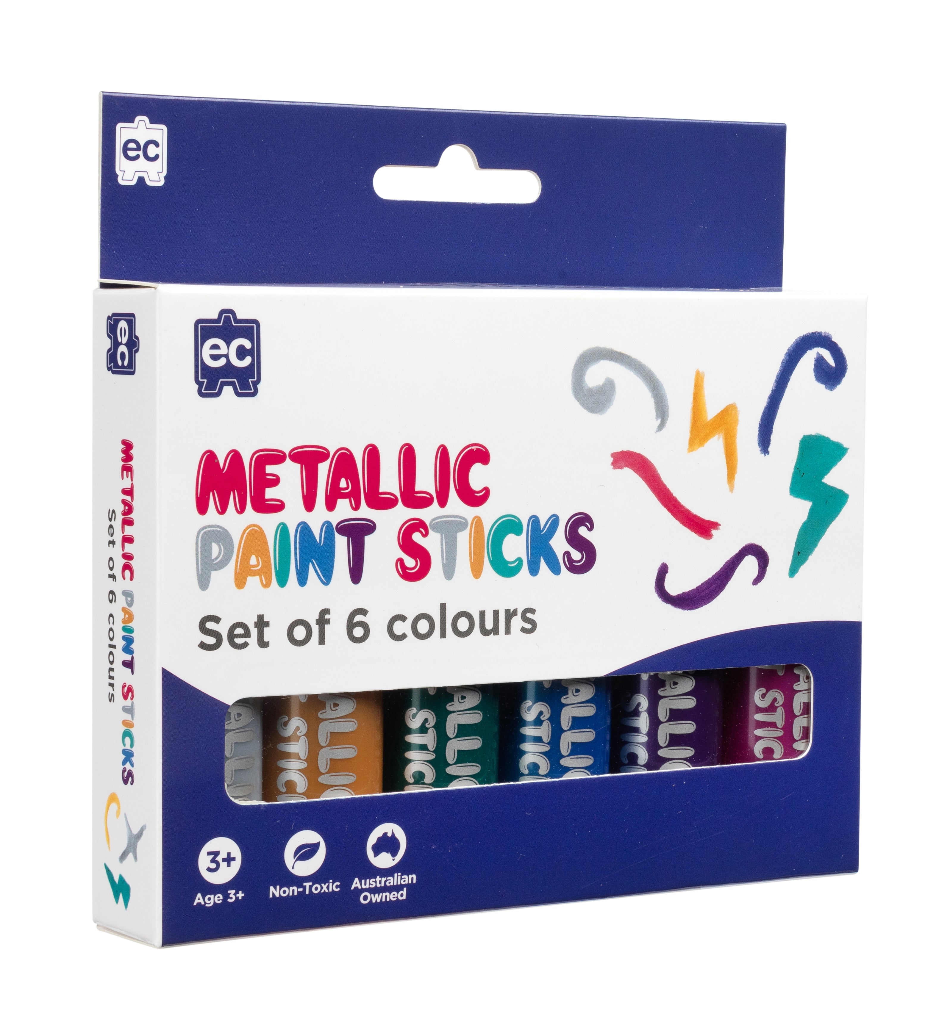 EC Paint Sticks Metallic - Set of 6