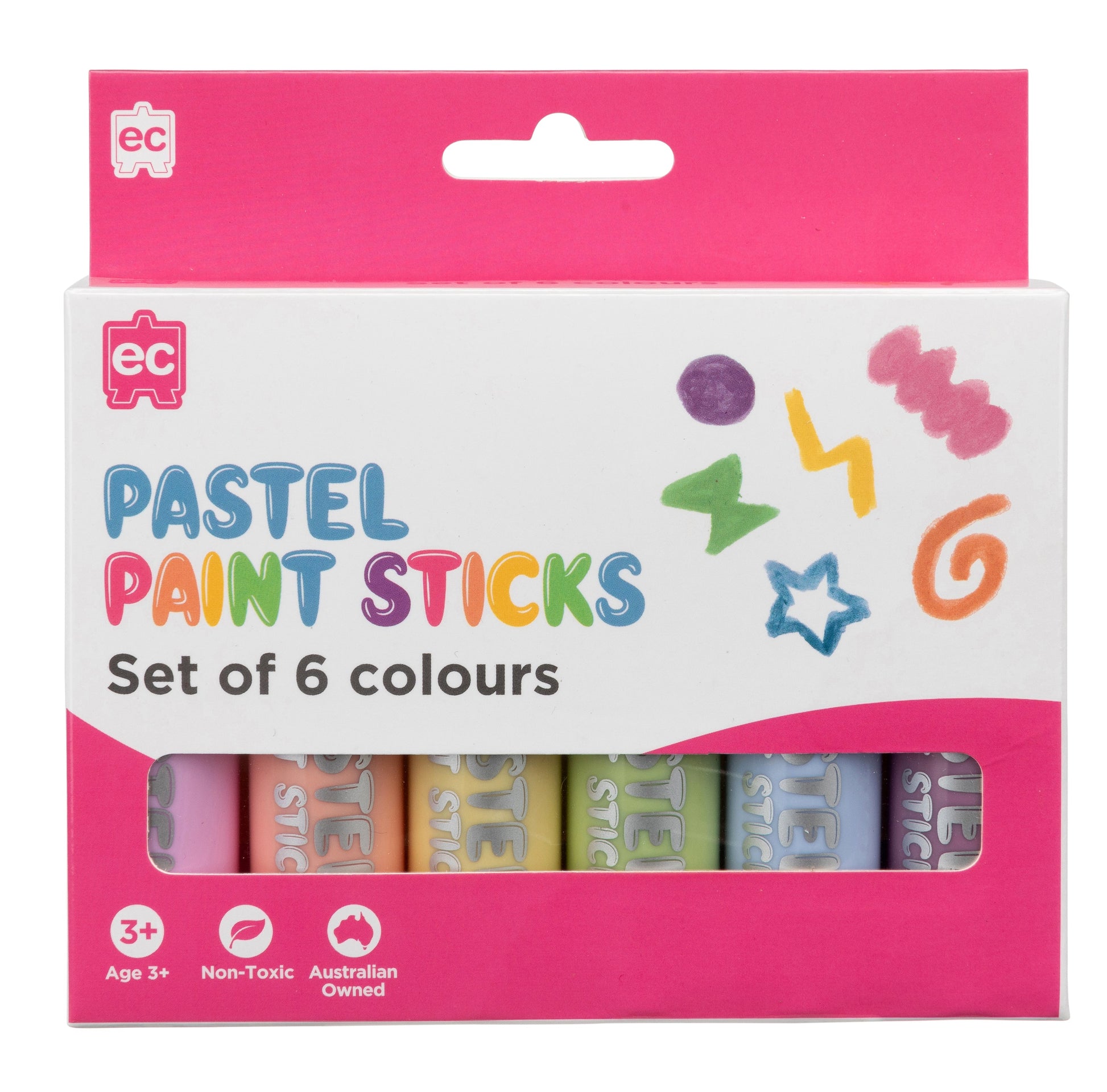 EC Paint Sticks Pastel - Set of 6