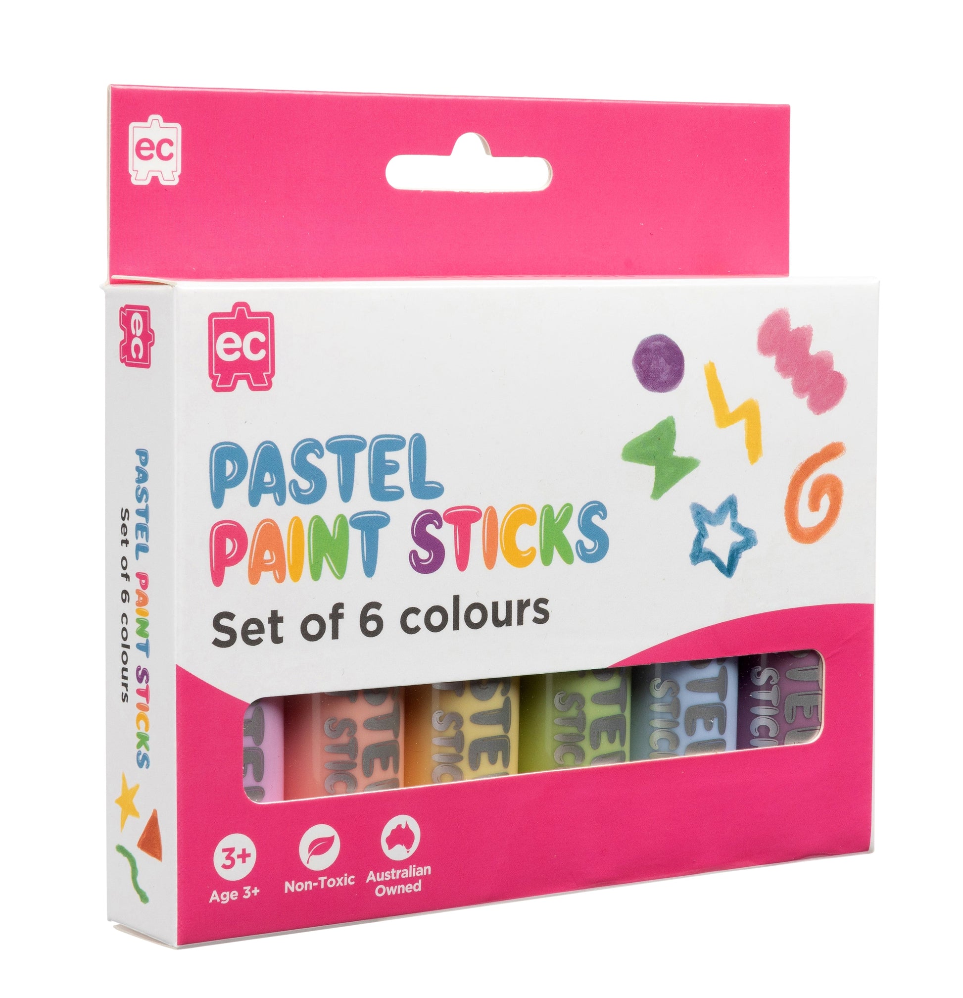 EC Paint Sticks Pastel - Set of 6