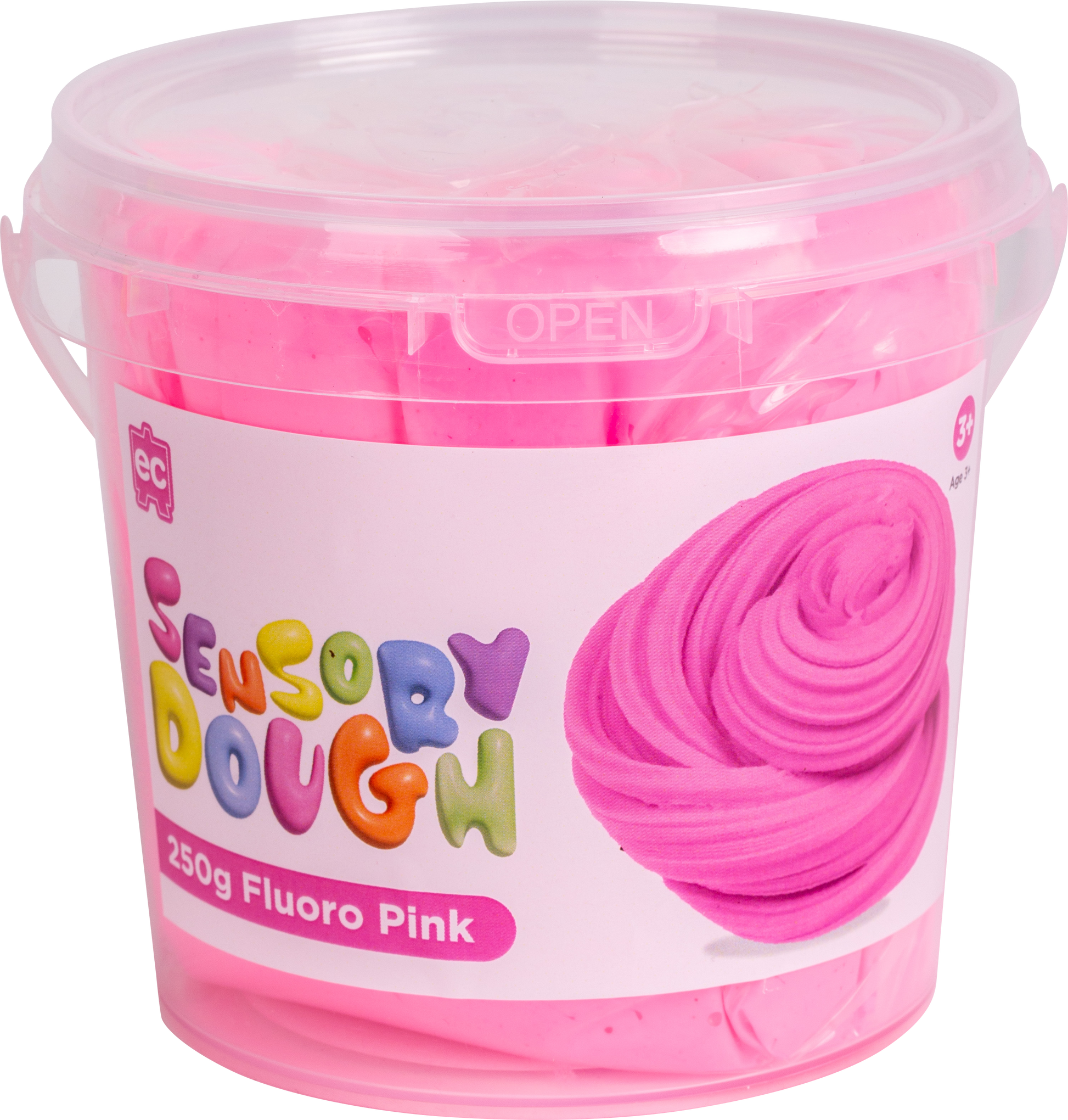 Sensory Dough - Fluoro Pink 250g