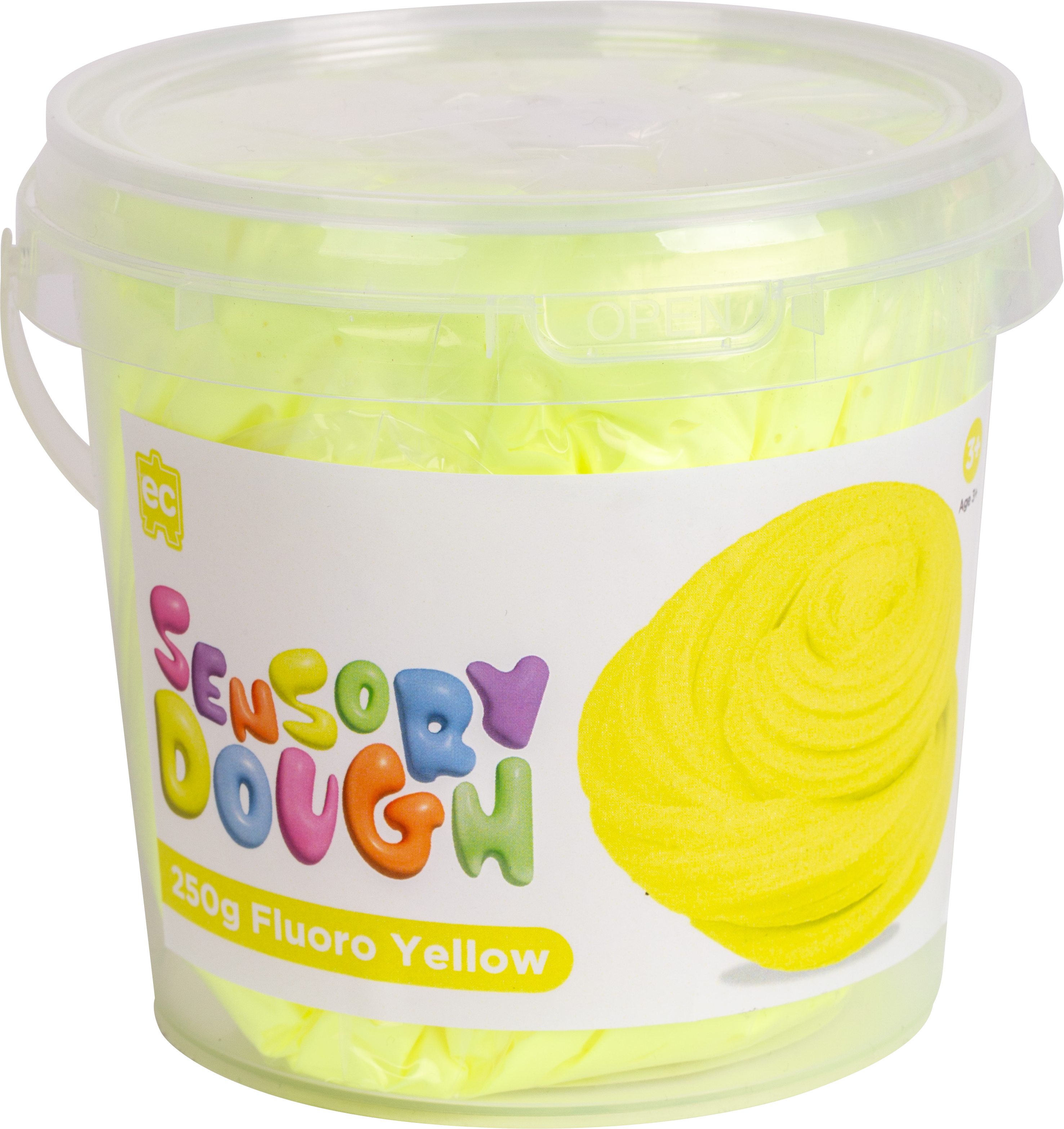 Sensory Dough - Fluoro Yellow 250g