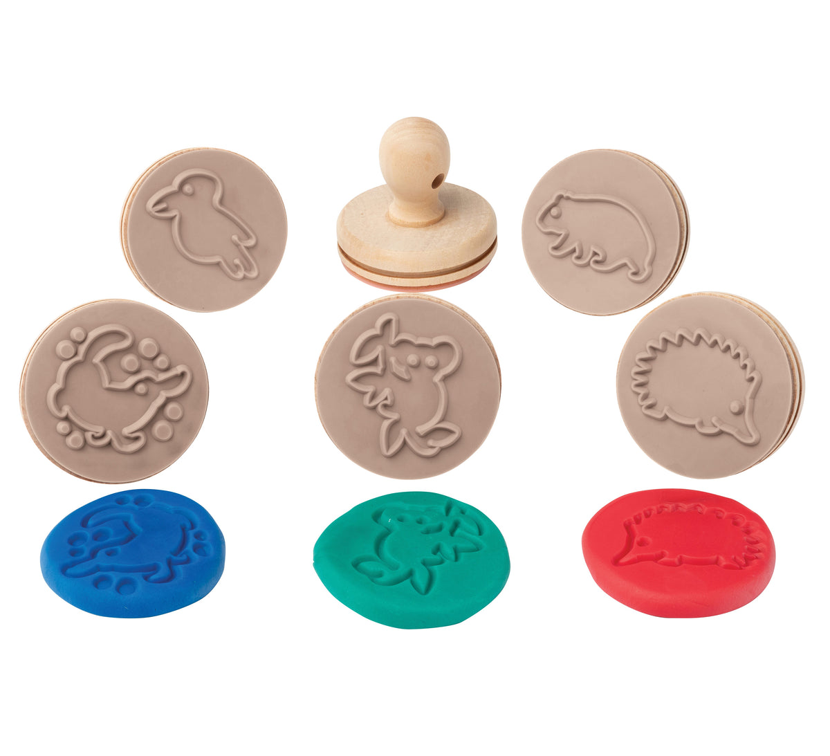 Wooden Dough Stamps - Animals - view 2