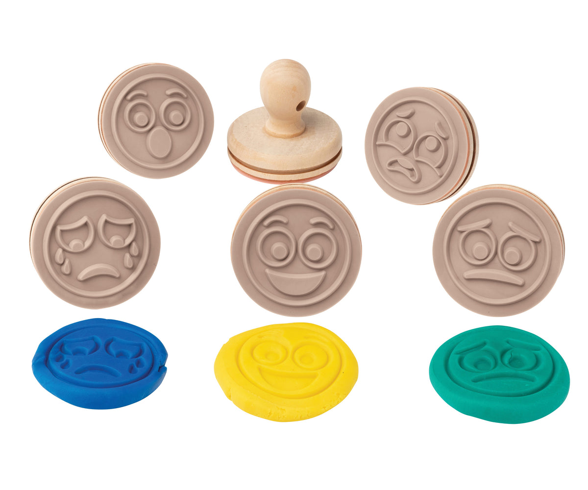 Wooden Dough Stamps - Emotions - view 2