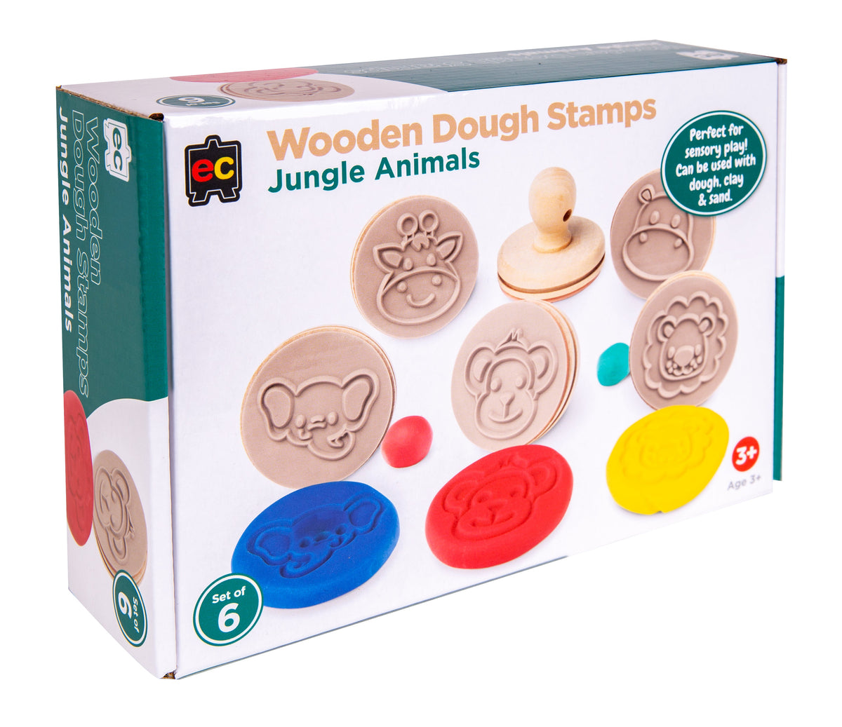 Wooden Dough Stamps - Jungle